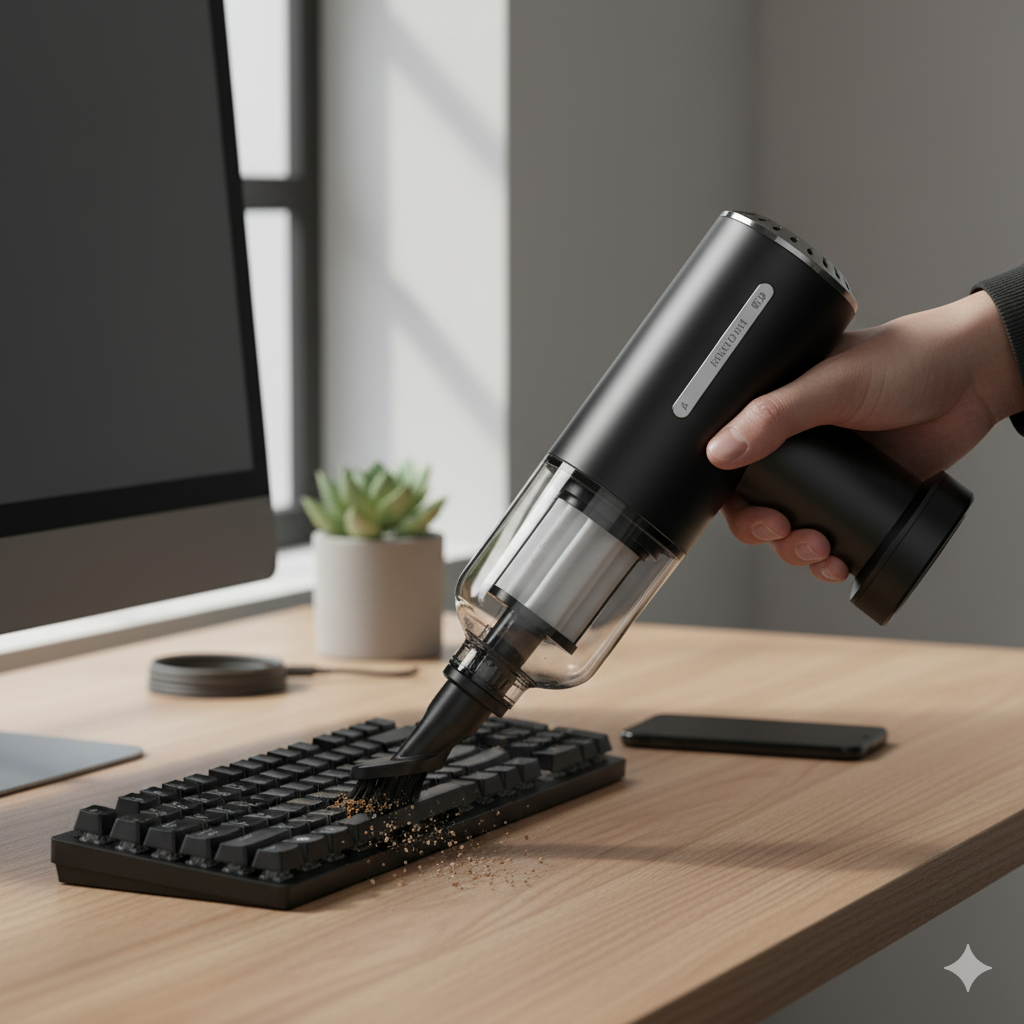 Portable Cordless Vacuum & Air Duster Combo ๐๐จ๐งนโจ